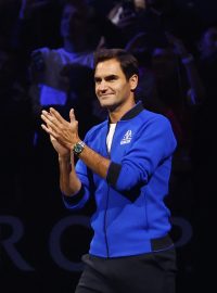 Roger Federer se loučí na Laver Cupu