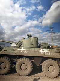 Ruské ozbrojené vozidlo, které nyní využívá ukrajinská armáda