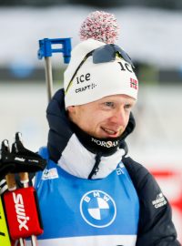 vítěz sprintu Johannes Thingnes Bö