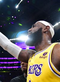 Basketbalista LeBron James z Los Angeles Lakers se stal nejlepším střelcem historie NBA