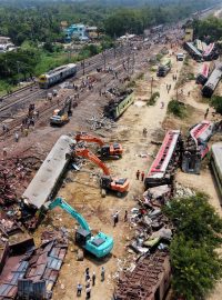 Srážka vlaků v Indii
