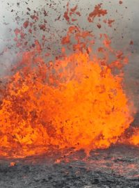 Výbuch sopky nastal v oblasti Litli-Hrútur