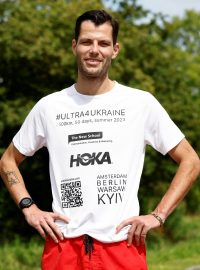 Boas Kragtwijk den před oficiálním startem svého běhu do Kyjeva