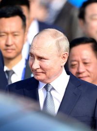 Ruský prezident Vladimir Putin v Číně