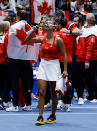 Leylah Fernandezová získala pro Kanadu rozhodující bod