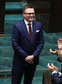 Szymon Holownia, nový předseda polského Sejmu
