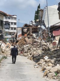 Turecké město Antakye je i tři měsíce po zemětřesení zavalené troskami