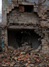 Důsledky ostřelování Doněcku ze začátku ledna (ilustrační foto)