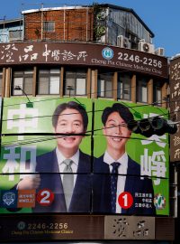 Houstne atmosféra před tchaj-wanskými volbami