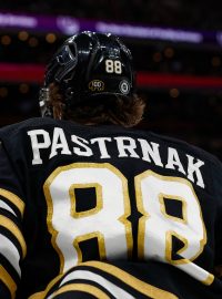 Pastrňák se vrátil na třetí místo kanadského bodování NHL