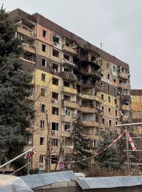 Ruský útok na Kryvyj Rih poškodil 400 bytů, uvádí úřady