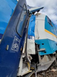 Srážka vlaků v Milavčích na Domažlicku