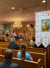Kostel sv.Trojice ukrajinské pravoslavné církve v Clevelandu