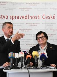 Premiér Andrej Babiš uvedl do funkce ministryně spravedlnosti Marie Benešovou.
