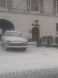 „Zasněžené“ volyňské náměstí.