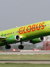 Letadlo společnosti Globus.