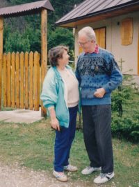 Alice a Ludvík Šmotkovi v 90. letech.