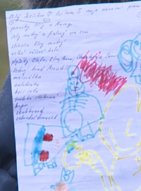 Dopis čtyřleté Aničky pro Ježíška, který doputoval do polského Slezska