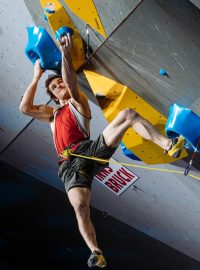 Adam Ondra na MS v lezení na obtížnost
