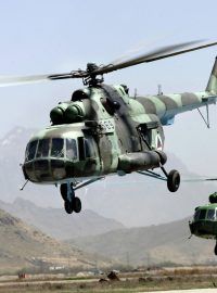 Vrtulníky Mi-17 Hip, které používala afghánská armáda