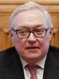 Náměstek ruského ministra zahraničí Sergej Rjabkov