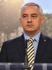Předseda Českomoravské konfederace odborových svazů (ČMKOS) Josef Středula