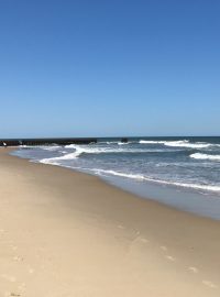 Pláže v oblíbené dovolenkové destinaci ve městě Nags Head