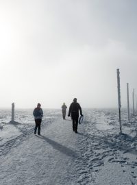 Zima na horách, ilustrační foto