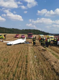Havárie malého letadla na Kladensku má dvě oběti.
