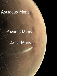 Oblaka u sopky Arsia Mons nejsou následkem erupce, tvoří je krystalky ledu.