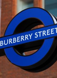 Burberry street v Londýně