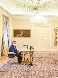 Prezident Zeman přijal v Lánech kandidáta na ministra spravedlnosti Pavla Blažka