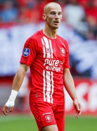 Fotbalista Václav Černý v dresu nizozemského Twente