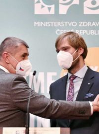 Uvedení ministra zdravotnictví Adama Vojtěcha (za ANO) do úřadu.