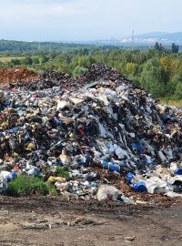 Skládka nebezpečného odpadu u Litvínova.
