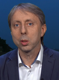 Končící národní protidrogový koordinátor Jindřich Vobořil ve vysílání ČT24.