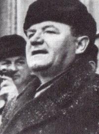 Klement Gottwald v únoru 1948.