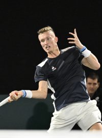 Český tenista Jiří Lehečka na turnaji Rolex Paris Masters