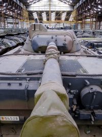 Sklad 50 tanků Leopard 1 belgické firmy OIP