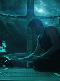 Robert Downey Jr. jako Iron Man ve filmu Avengers: Endgame