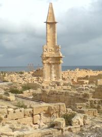 Historická část libyjské Sabráty.
