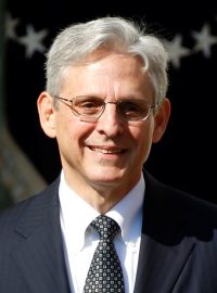 Merrick Garland po Obamově nominaci do Nejvyššího soudu v roce 2016