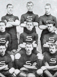 Nejstarší dochovaný snímek fotbalové Sparty z roku 1896