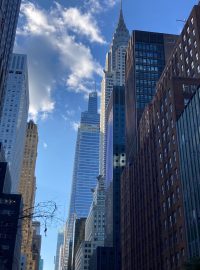Mrakodrap One Vandrebilt stojící hned Grand Central je 4. nejvyšší budovou v New Yorku