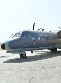 Transportní letadlo CASA na Sinaji