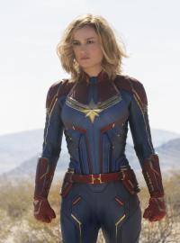 Brie Larsonová ve filmu Captain Marvel