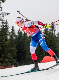 Biatlonistka Lucie Charvátová je s výkony v aktuální sezoně spokojená. V Oberhofu s reprezentačními kolegyněmi v neděli nastoupí do štafety