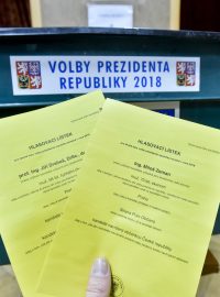 Prezidentské volby 2018 - kandidáti Jiří Drahoš a Miloš Zeman