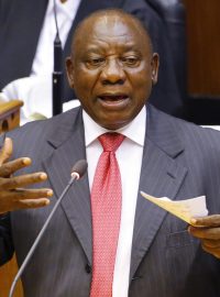 Nově zvolený prezident Jihoafrické republiky Cyril Ramaphosa