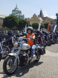 Oslavy 115. výročí značky motocyklů Harley-Davidson na holešovickém Výstavišti v Praze.